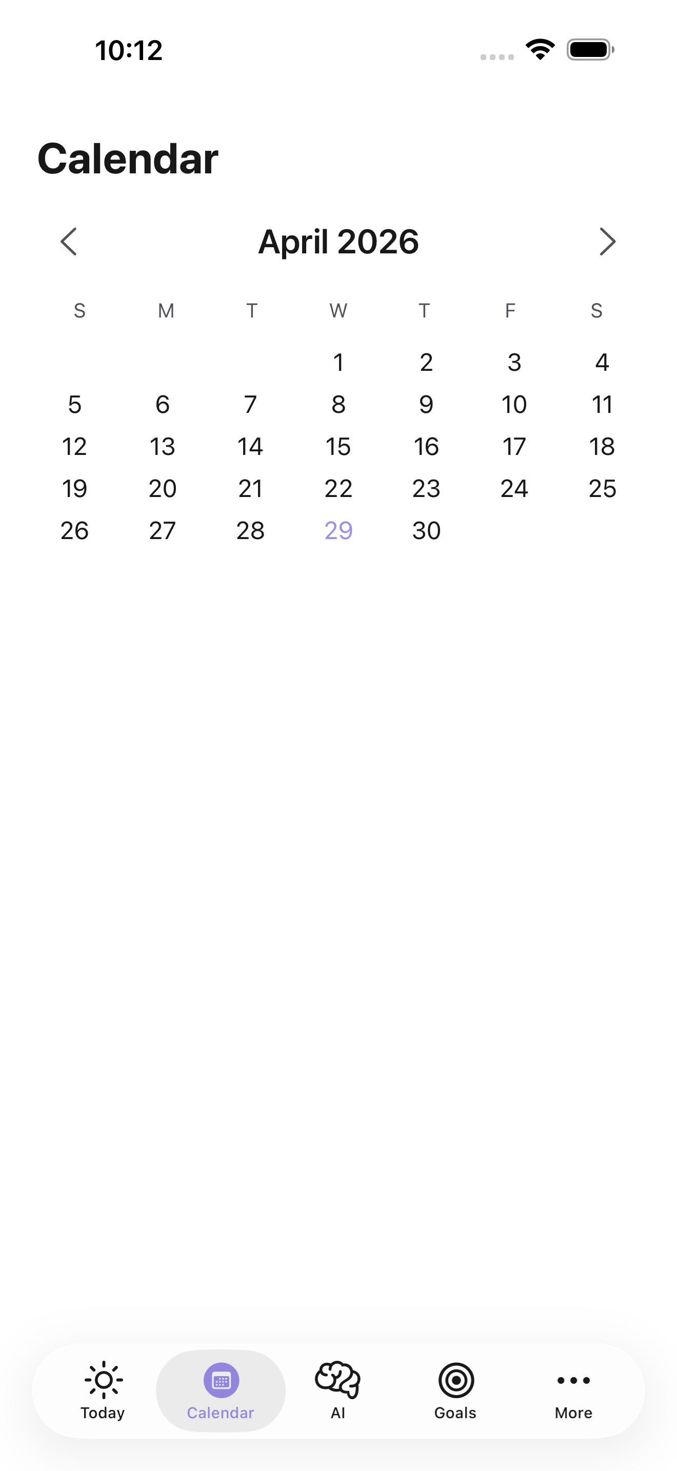 DailyIQAI screen 2: Training Schedule & Cadence